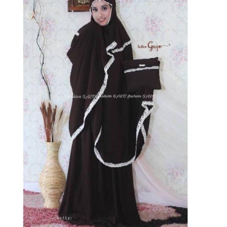 "DNO.18Oc22м" MUKENA BALI MUKENA GAYO MUKENA KATUN RAYON MOTIF RAJUT