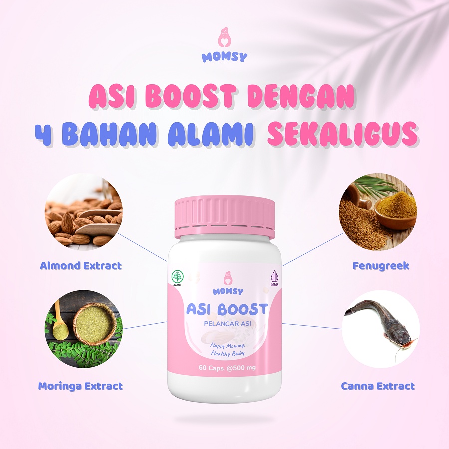 Jual MOMSY (Asi Booster Pelancar Asi) - 1 Botol Isi 60 Kapsul | Shopee ...