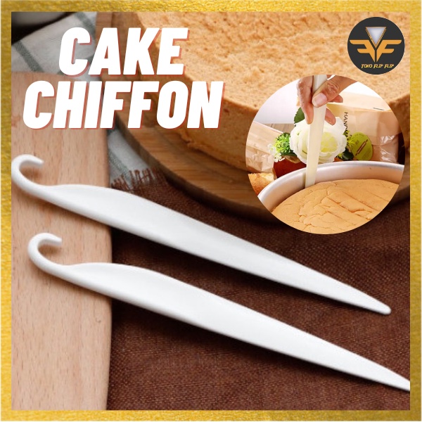 Pisau Chiffon Knife Pemisah Kue dari loyang Alat Cake Chifon Remover Pinggiran Kue Plastik Baking TERMURAH TERLARIS