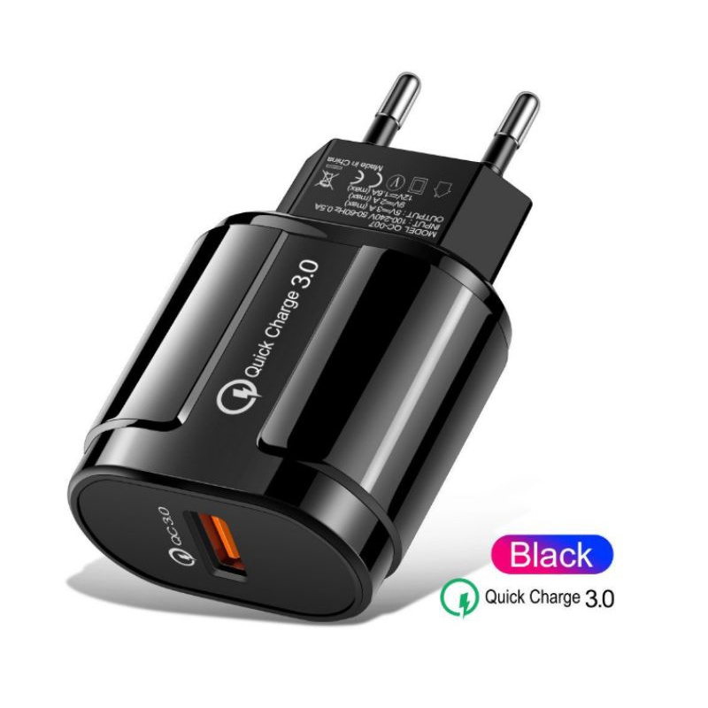 Charger Quick Charge 3.0 Fast Charge 2.4 A Batok Charger