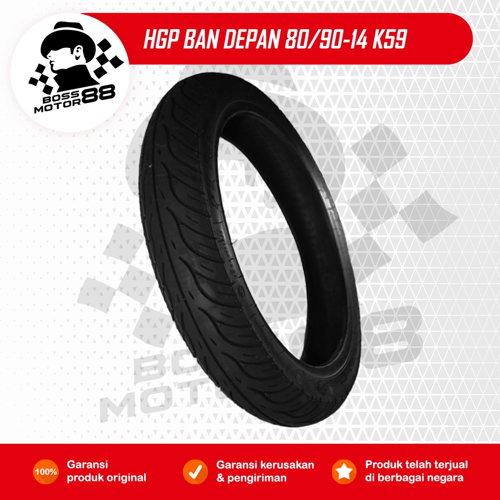 Ban Depan HONDA Motor Vario Beat Genio Tubles Tubeless 80/90-14 K59 44711K59A12 Original