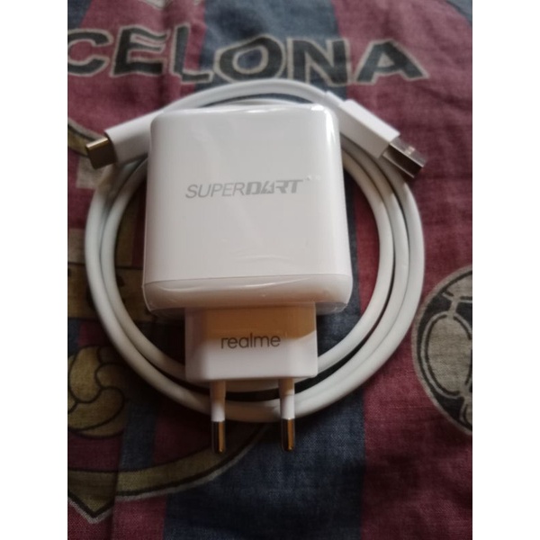 CHARGER REALME 8PRO SUPER DART 65W ORIGINAL 100%