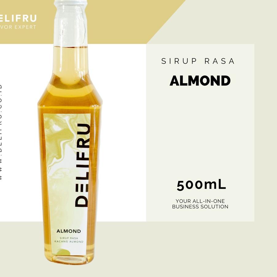 

HARGA GROSIR Almond Syrup Delifru 500 ml - Sirup Biji Almond Premium !