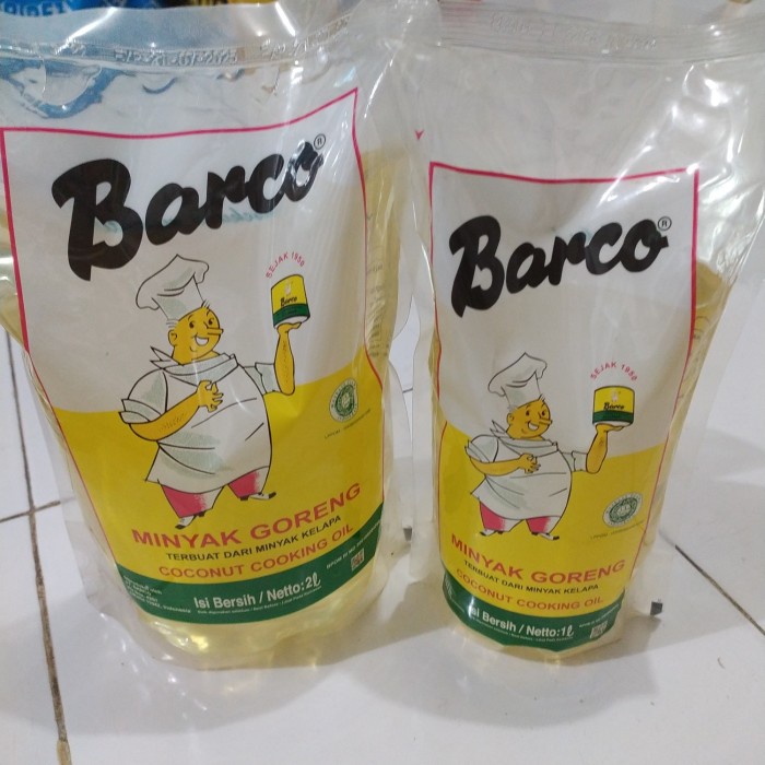 

minyak goreng barco minyak kelapa refill pouch - 1 l