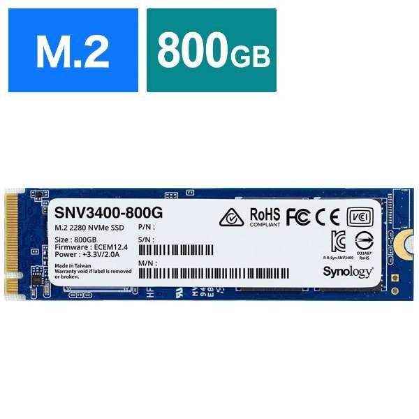SSD Synology Enterprise SNV3400 800GB NVMe M2