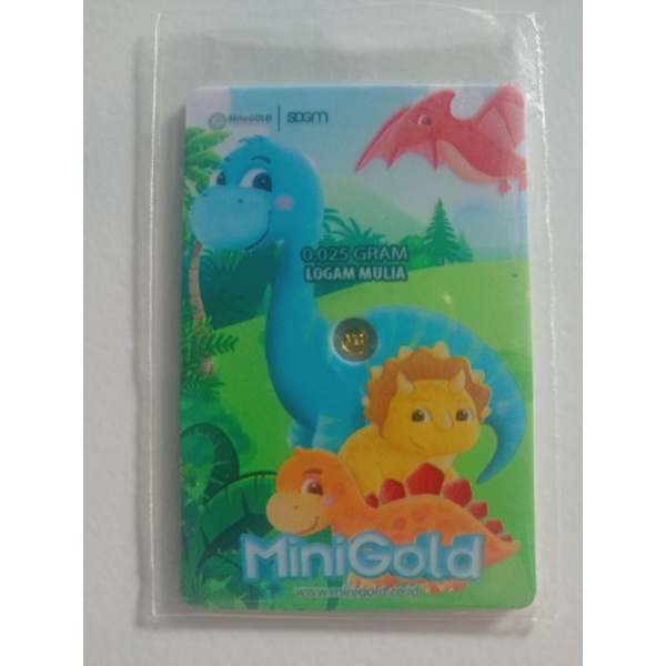 MiniGold 0,025 gram Dino Series