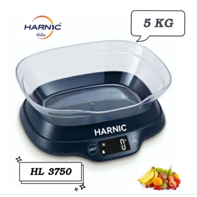 Timbangan Dapur Digital Harnic Heles HL 3750 - DIGITAL SCALE HL3750