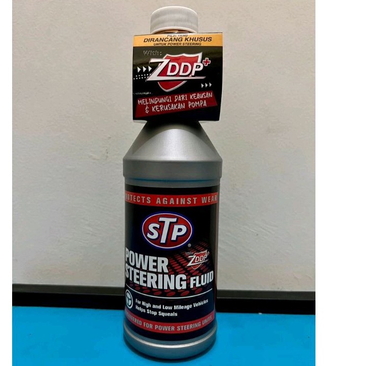 STP Power Steering Fluid 300 ml Putih/Bening Merah Minyak Pelumas Stir Mobil