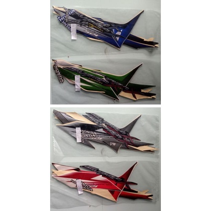 striping sticker Honda Supra X 125 helm in 2011 2012