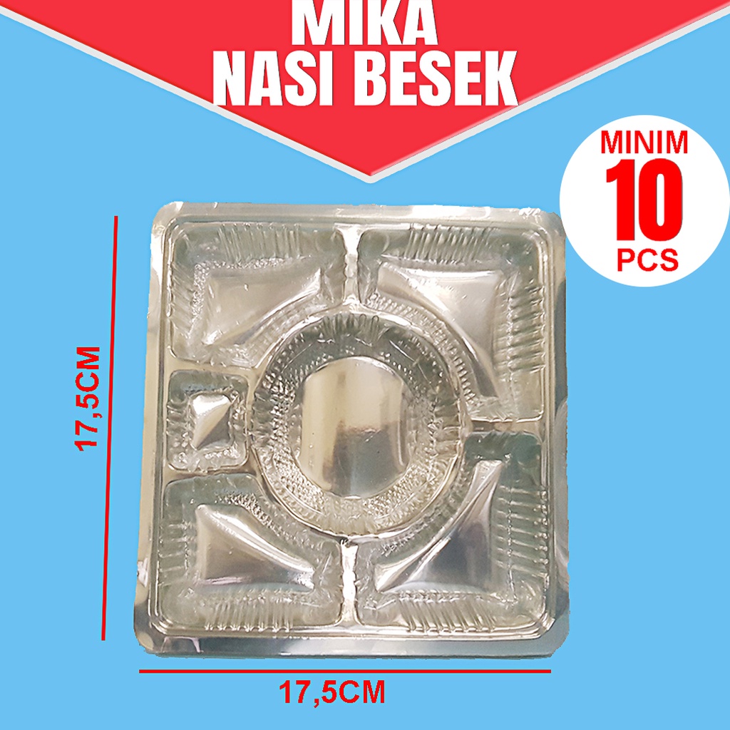 SATUAN Mika Nasi Besek / Mika Plastik Makanan / Mika Nasi