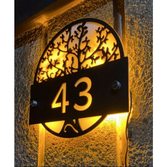 NOMOR RUMAH AKRILIK NYALA, NOMOR RUMAH AKRILIK LED KEKINIAN, NOMOR RUMAH AKRILIK LED ELEGANT