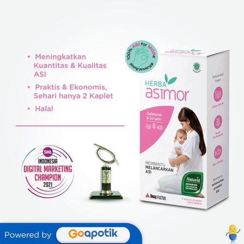 Jual Herba Asimor Box 30 Kapsul Asi Booster Pelancar Asi Shopee Indonesia