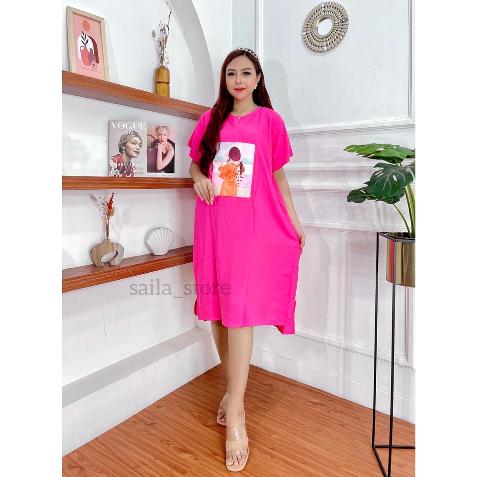 DASTER EMBLEM PINGUIN DRESS EMBLEM KOREA VIRAL