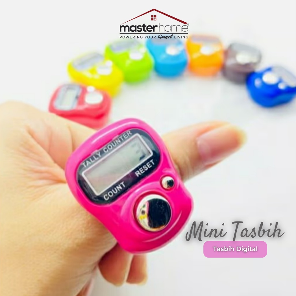 Masterhome Tasbih Digital Mini | Alat Hitung Digital Tasbih | Perlengkapan Sholat