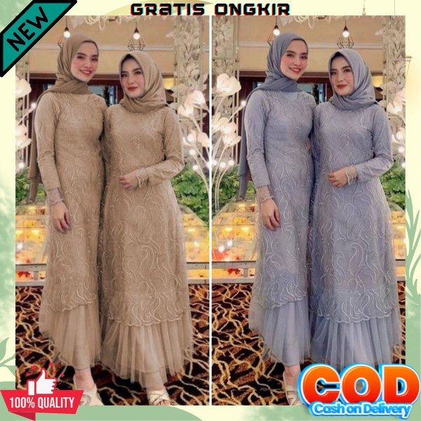 Fashion Muslim Gmis Polos Bj Wnta Gmis Dress Pesta Kondangan Dress Remaja Import Pakaian Baju Gamis 
