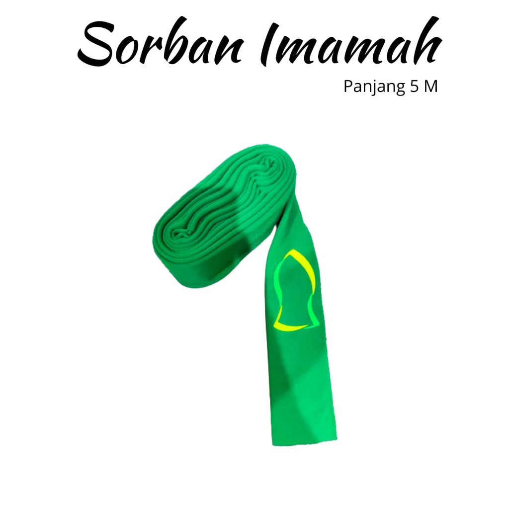 Sorban Imamah Rida Panjang 5 Meter