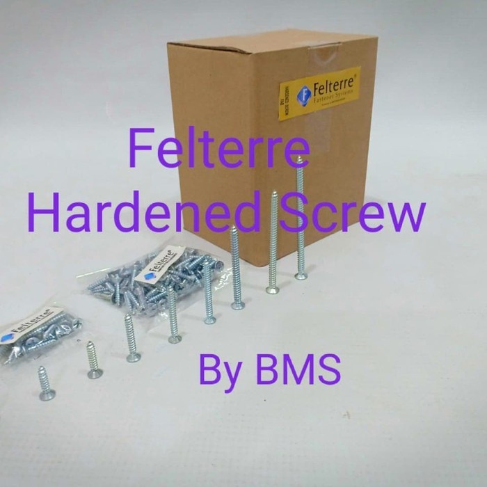 [COD] Sekrup Mebel Taping Screw 11/4- 32Cm Felterre Isi 1000 Sekrup Hardend / Perlengkapan Rumah Tan
