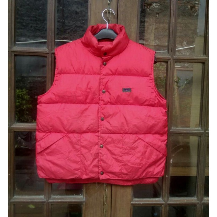 LL BEAN Down Vest Bulang Unisex Original