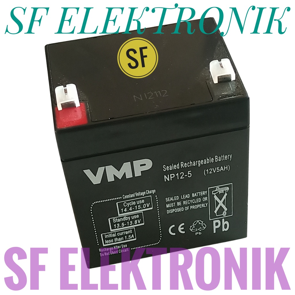 Baterai Aki UPS 12Volt-5Ah VMP
