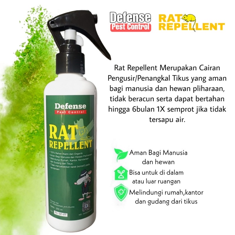 RAT REPELLENT SPRAY PENGUSIR TIKUS | PEMBASMI TIKUS | OBAT PENGUSIR TIKUS RUMAH DAN MOBIL | SPRAY PEMBASMI TIKUS RUMAH DAN MOBIL