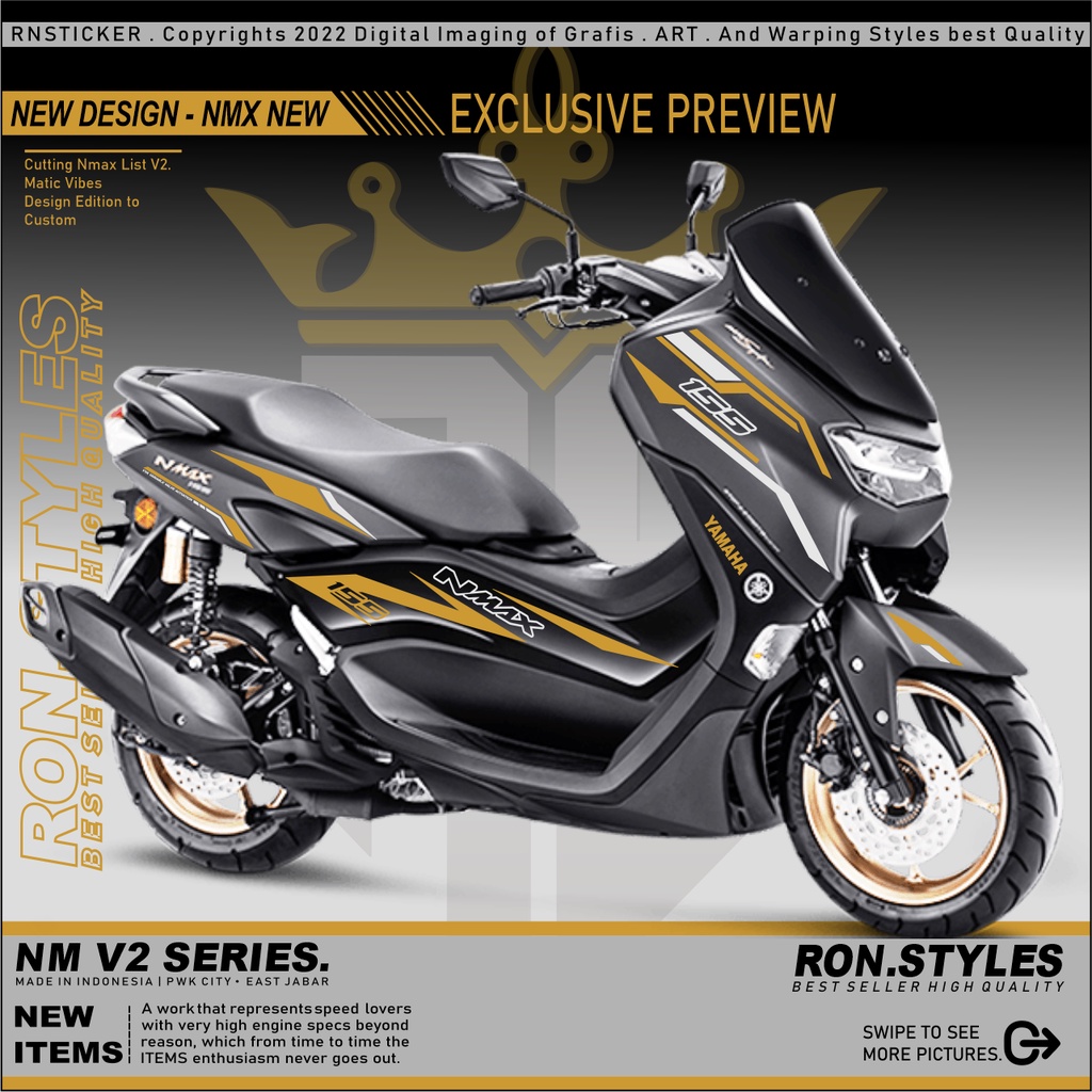 NMV2 CUTTIMG STRIPING NMAX TERBARU STRIPING NMAX NEW STIKER NMAX HITAM SILVER STIKER NMAX 2020 CUTTING STRIPING VARIASI NMAX GOLD SILVER STRIPING ALL NMAX NEW LIS BODY NMAX NEW STIKER BODY NMAX STIKER NMAX SIMPEL ELEGAN DDESIGN TERBARU