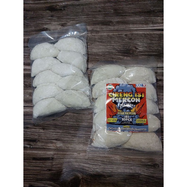 

CIRENG MERCON isi ayam isi cakalang isi bakso 10 pcs Frozen