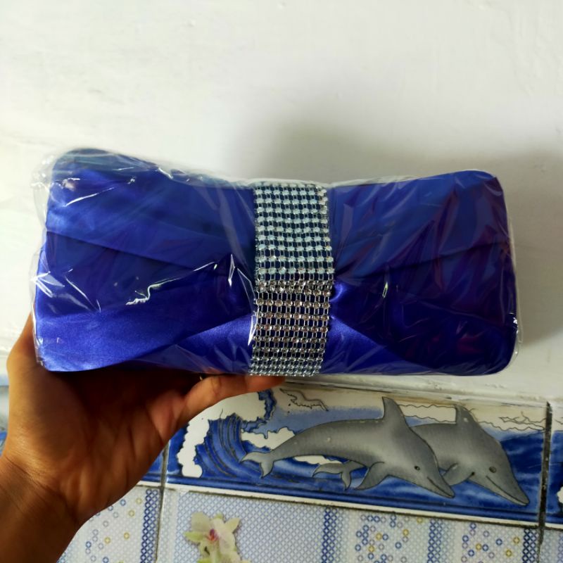 Clutch Cantik Satin Zaskia