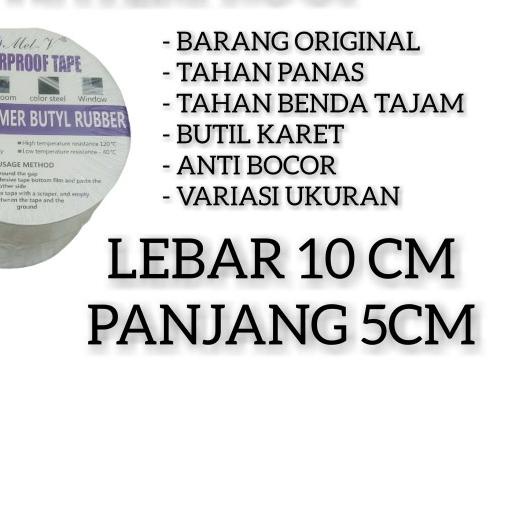 

Lakban Alumunium Foil Super Kuat Anti Bocor Tahan Panas Tape Anti Air - 10 Cm x 5 Meter, MEL-V