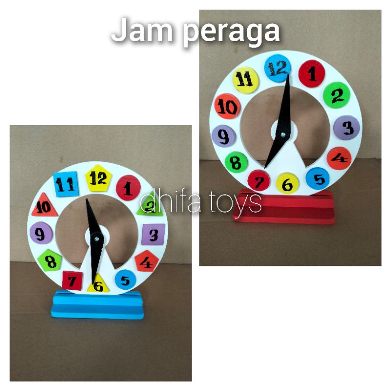 Jam Peraga - Mainan Edukasi Anak | APE Anak TK/Paud
