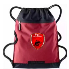 Tas Serut pria string bag polos selempang olahraga bahan Taslan waterproof | Tas Pria Ransel Serut Bola PSM Makasar