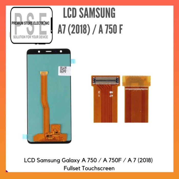 LCD Samsung A7 A750F 2018 Original Fullset Touchscreen Garansi