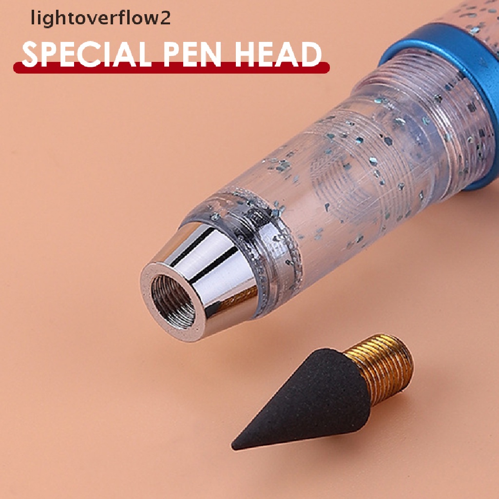 (lightoverflow2) Technoy Pensil Alis Akrilik Tanpa Tinta