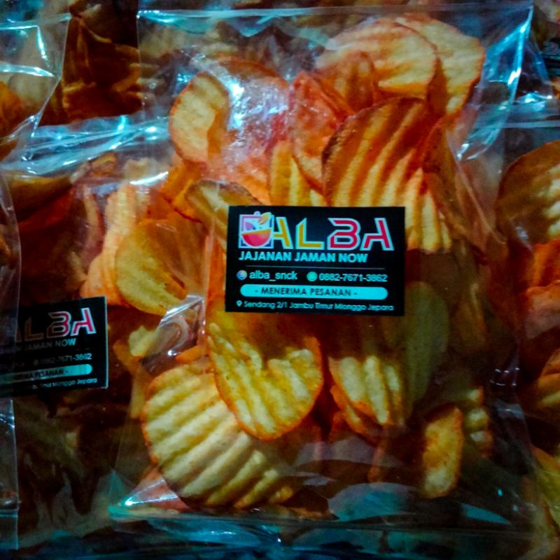 

keripiksingkong ketela singkong cemilan snack balado kerupuk