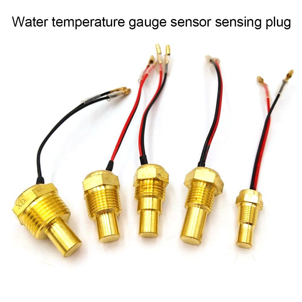 Solighter Sensor Suhu Air Meter NPT 10MM21MM14MM16MM17MM 12V/24V Temp Sender