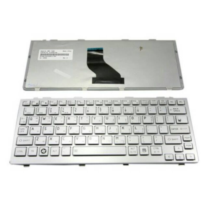 Keyboard original TOSHIBA NB200, NB205, NB250, NB300, NB305 SILVER