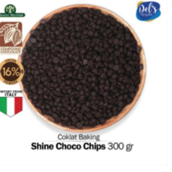 

BISA ✨COD✨ Shine Choco Chips - Premium Compound Coklat Chip 300gr serbuuu !