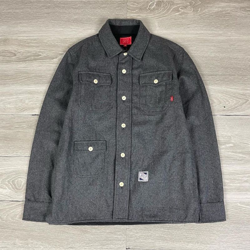 critic wool outer shirt spsh169