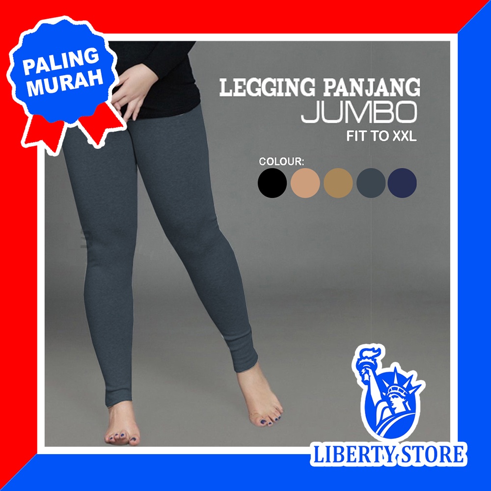 Celana Legging Olahraga Pria Wanita LOVE JUMBO XXL