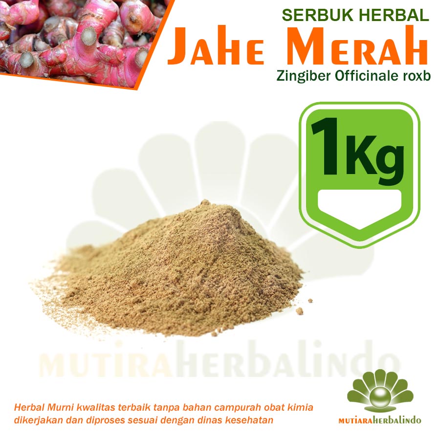 

1KG Bubuk JAHE MERAH Herbal Penurun Kolesterol Gula Darah Jerawat Flu
