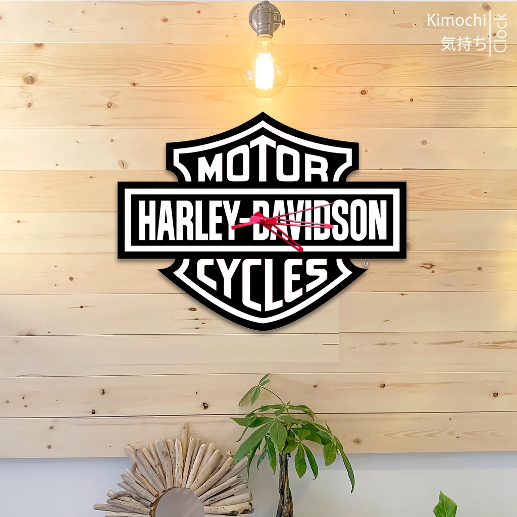 JAM DINDING HARLEY DAVIDSON Kado Hiasan Dinding Harley HD Davidson