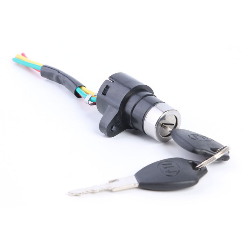 Kunci Kontak Sepeda Listrik 3 Kabel Ignition Key Skuter Elektrik Skuter Elektrik Sparepart Selis