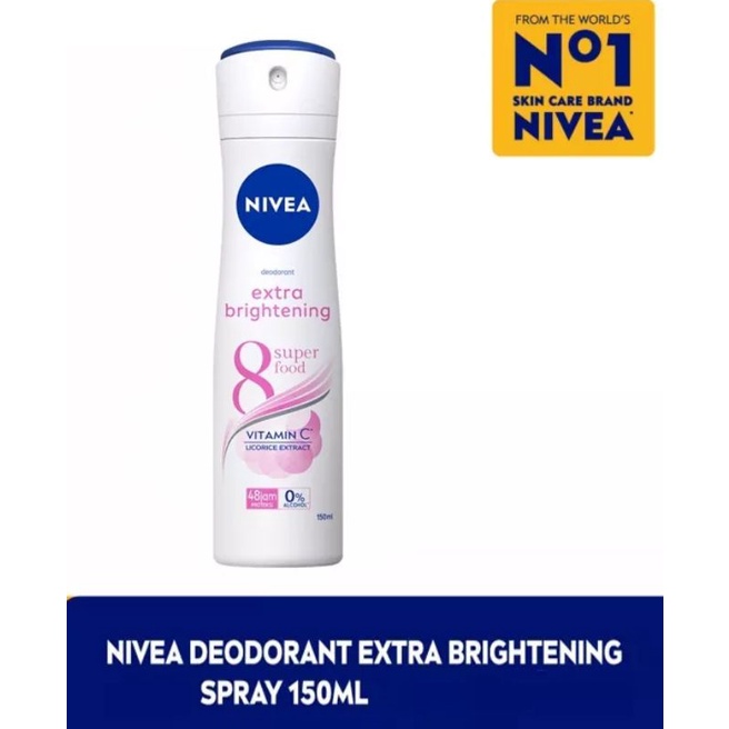 Nivea Deodorant Spray 150ml (Pengiriman Khusus P.Jawa)