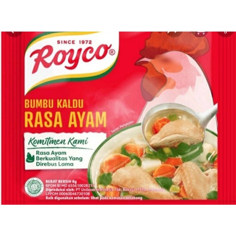 

Royco Ayam Sapi Sachet 8 gr Penyedap Rasa