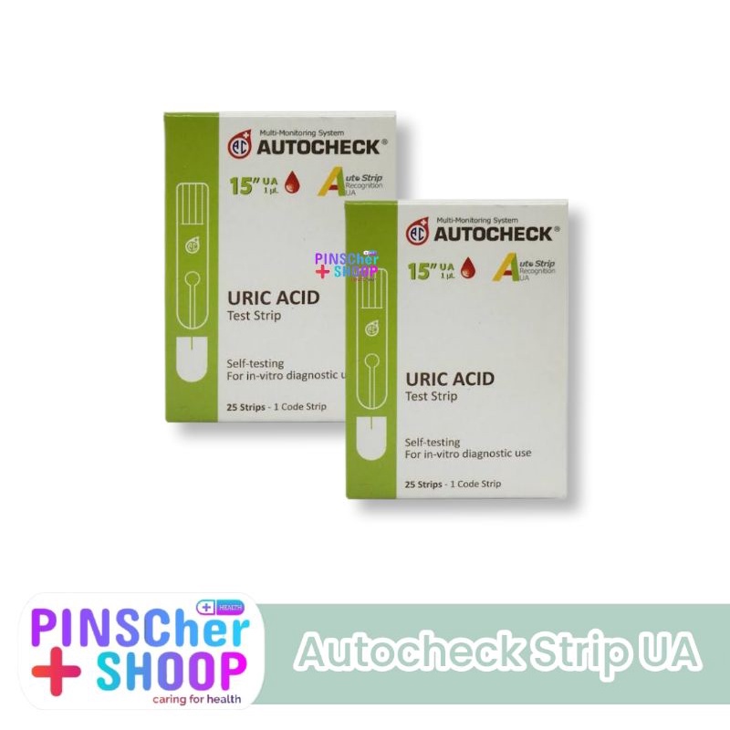 Strip Autocheck UA/ Asam Urat/ Urid Acid Refill Isi 25