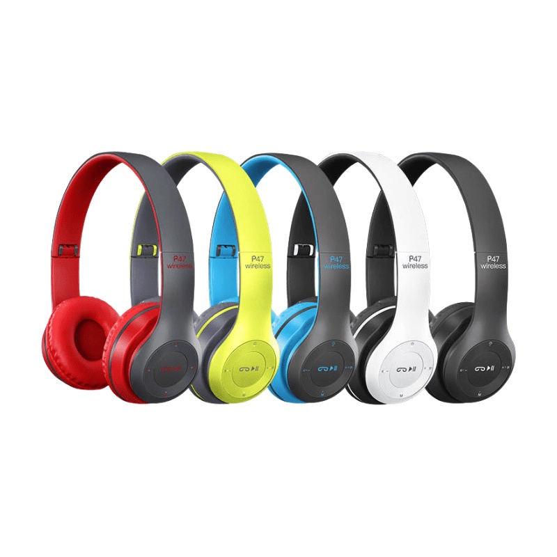 SEVENTEEN HEADPHONE BLUETOOTH P47 Y08 GAMING MUSIC HEADPHONE BANDO LIPAT SUPER EXTRA BASS 5.0 AUDIO GAMING MUSIC HEADPHONE GAME GAMING STUDIO