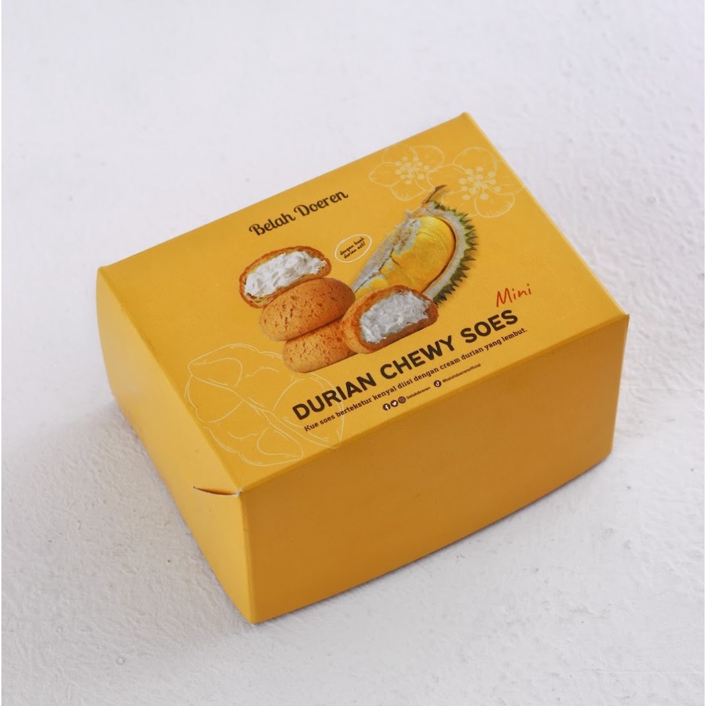 

(BSD) Durian Chewy Soes Mini