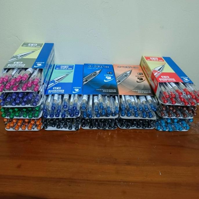 

(COD) ( Lusin ) Pulpen Hitec Pilot 0.25/0.3/0.4/0.5 Original NEW Kode 382