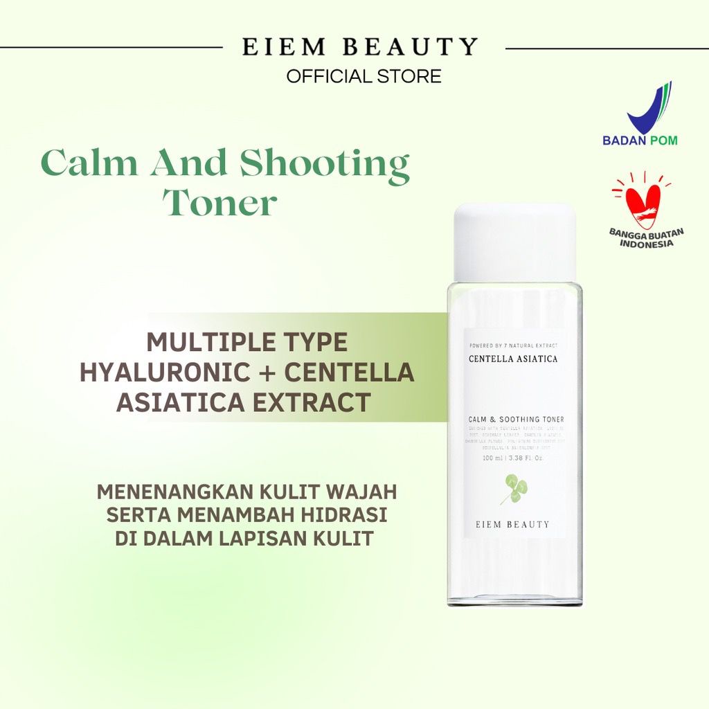 BPOM Eiem Beauty Series Water Bank Moisturizer Acne + Anti Aging Brightening Hydration Booster Serum