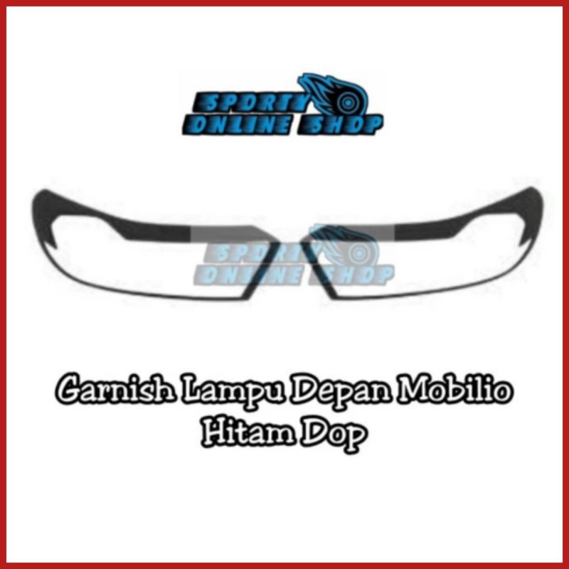 Garnish Lampu Mobilio 2018up Warna Hitam Dop