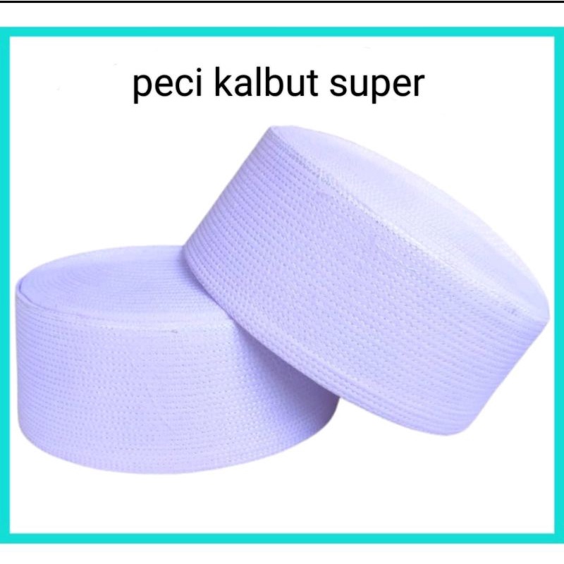 Peci Songkok Asagofah Kopiah Haji Putih Polos Ukuran Anak Hingga Dewasa Peci Batok Keras